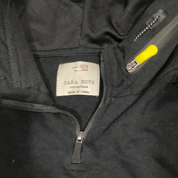 ZARA Boys Hooded Sweatshirt 13/14 NWOT - Picture 3 of 10